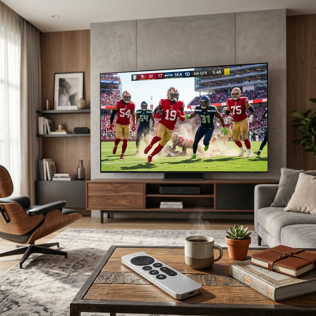 NFL Sunday Ticket Live Stream on Apple TV 4K using IPTV